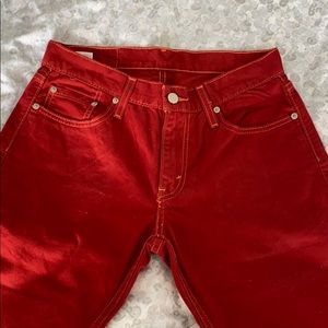 Levi’s red pants